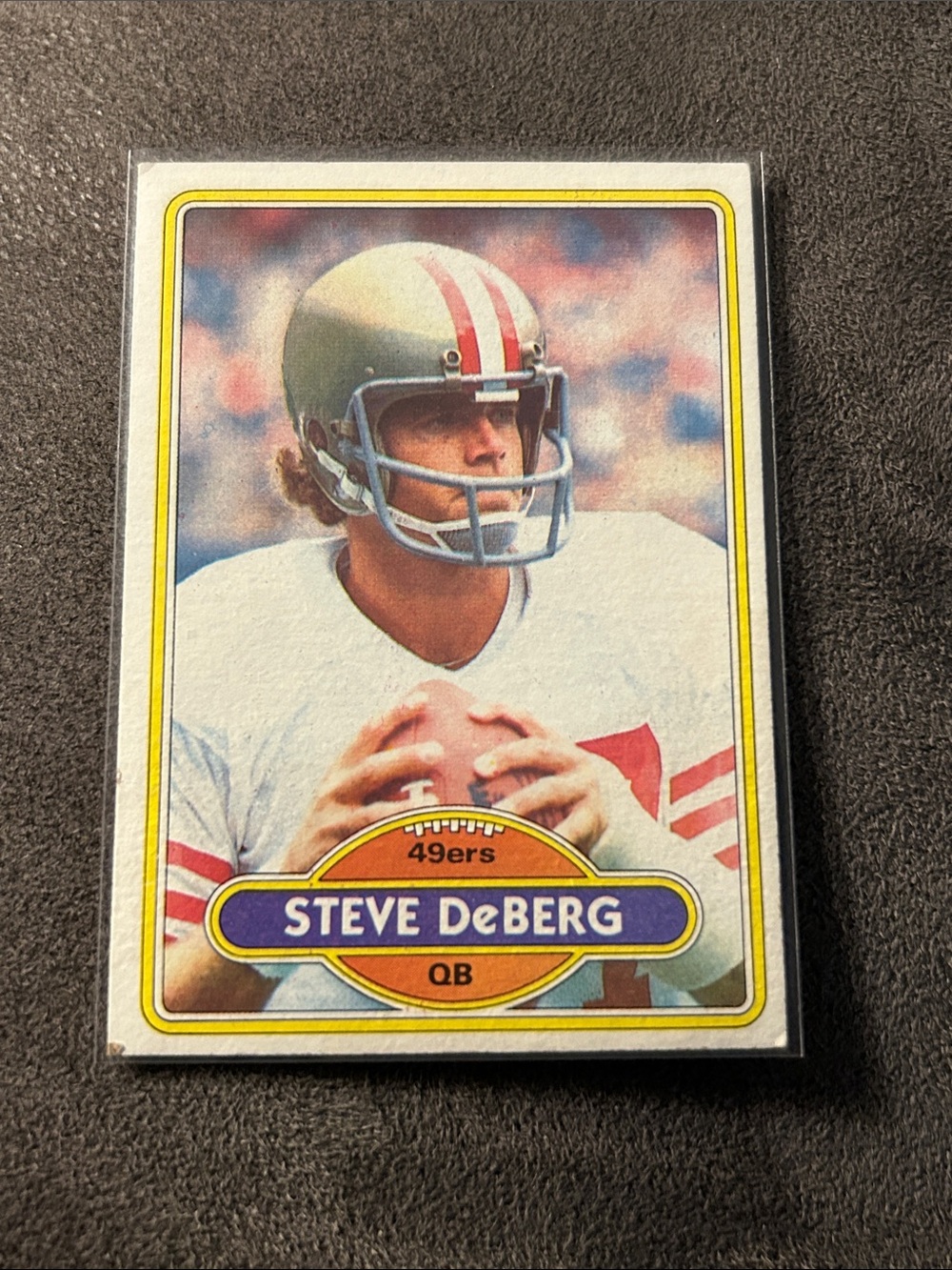 Steve Deberg 1980 Topps #245 San Francisco 49ers